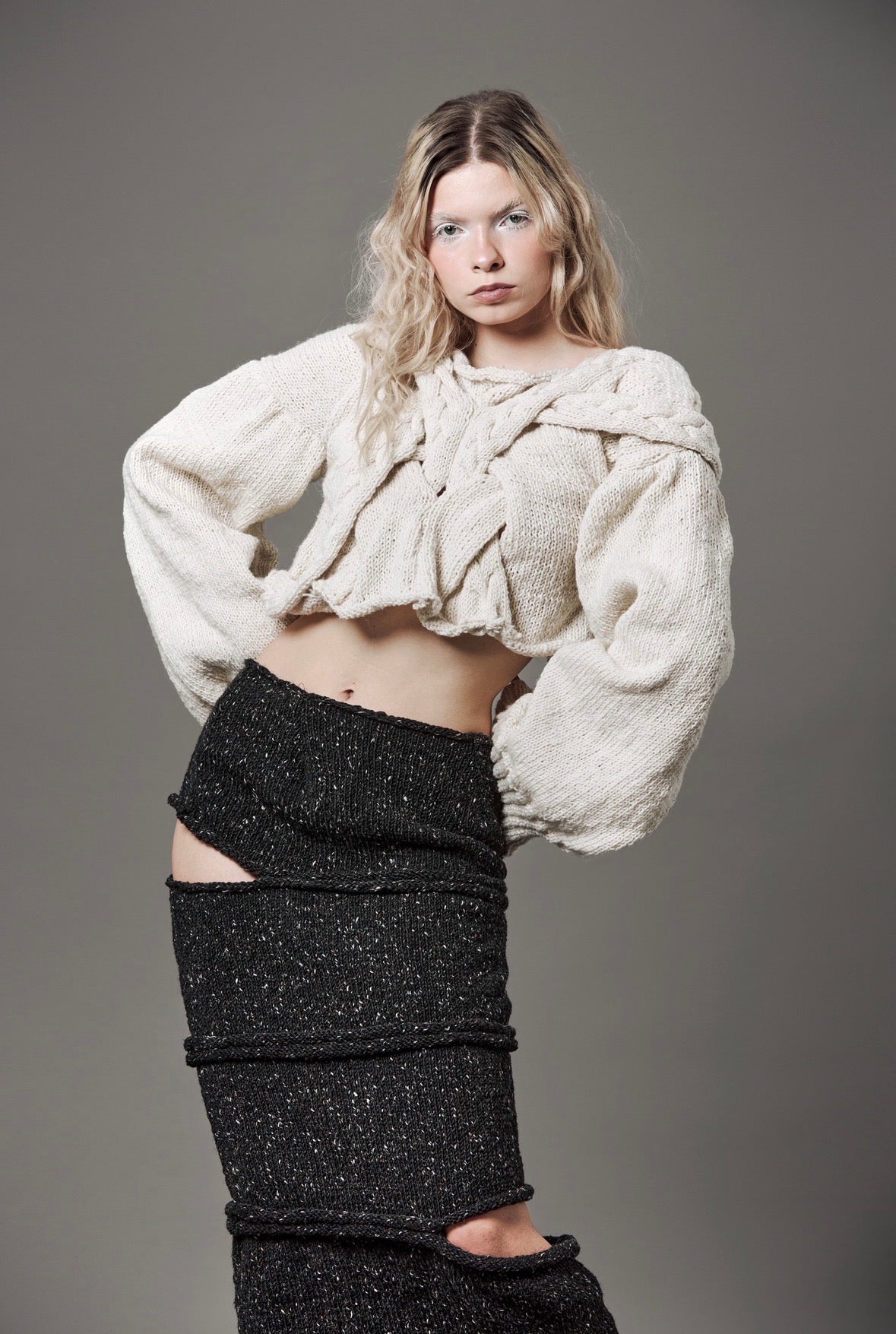 Abstract Aran Jumper