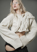 Abstract Aran Jumper